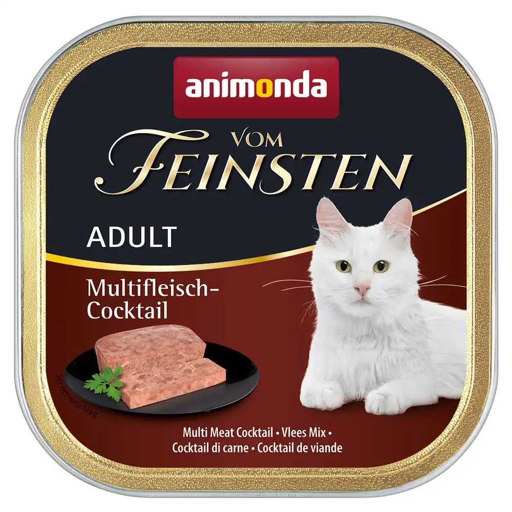 Animonda vom Feinsten Adult 6 x 100 g - Cóctel de carnes - Animonda Vom Feinsten - Comparador de precios