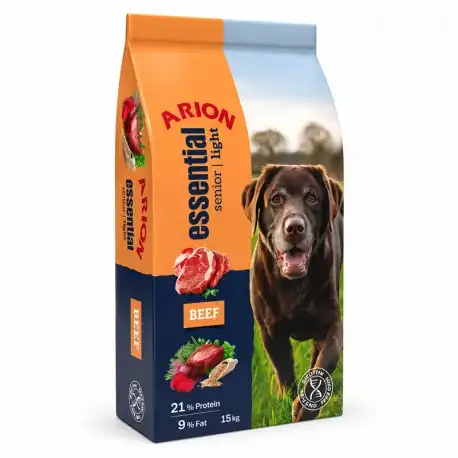 Arion Essential Senior Light Pienso para Perros Mayores con Ternera, 15 Kg - Arion - Comparador de precios