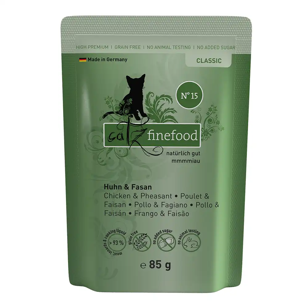 catz finefood en sobres 8 x 85 g - Pollo y faisán