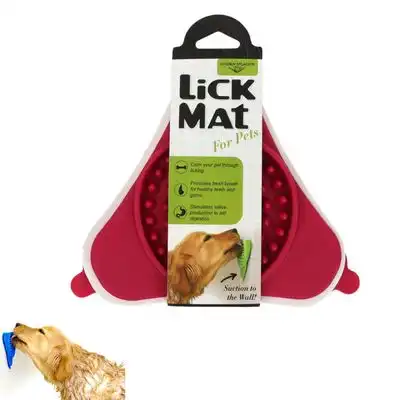 FurryFusion Alfombrilla de silicona para lamer perros - Rojo - Furry Fusion - Comparador de precios