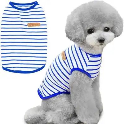 HausPets Camiseta de perro a rayas (azul, M) - 3 kg - HausPets - Comparador de precios