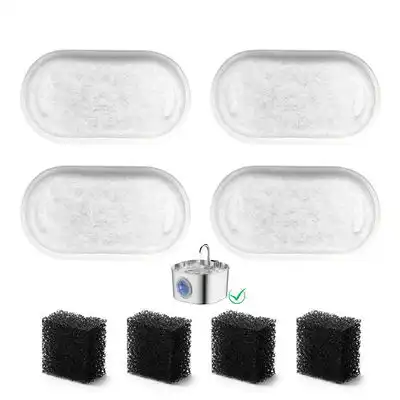 Pawffee Recambios de filtro para bebedero de gato/perro – paquete de 4 - 4 piezas - Pawffee - Comparador de precios