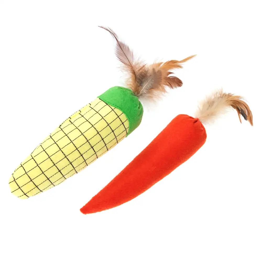 Set de verduras TIAKI juguete con catnip para gatos - Pack de 2 uds. - TIAKI - Comparador de precios