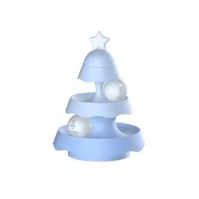 UAMLY s rodantes para gatos de 2 niveles con hierba gatera - Azul - Uamly - Comparador de precios