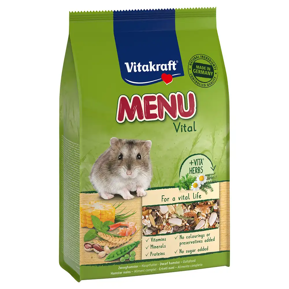 Vitakraft Vital Menú hámster enano - 400 g