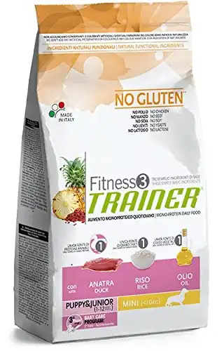 Trainer Fitness 3 Puppy & Junior Mini pato y arroz 2 Kg.