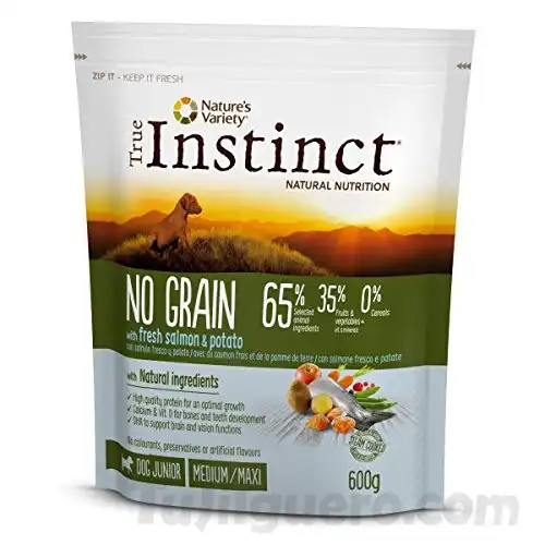 True Instinct No Grain Junior Medium-Maxi Salmón 600 gr.
