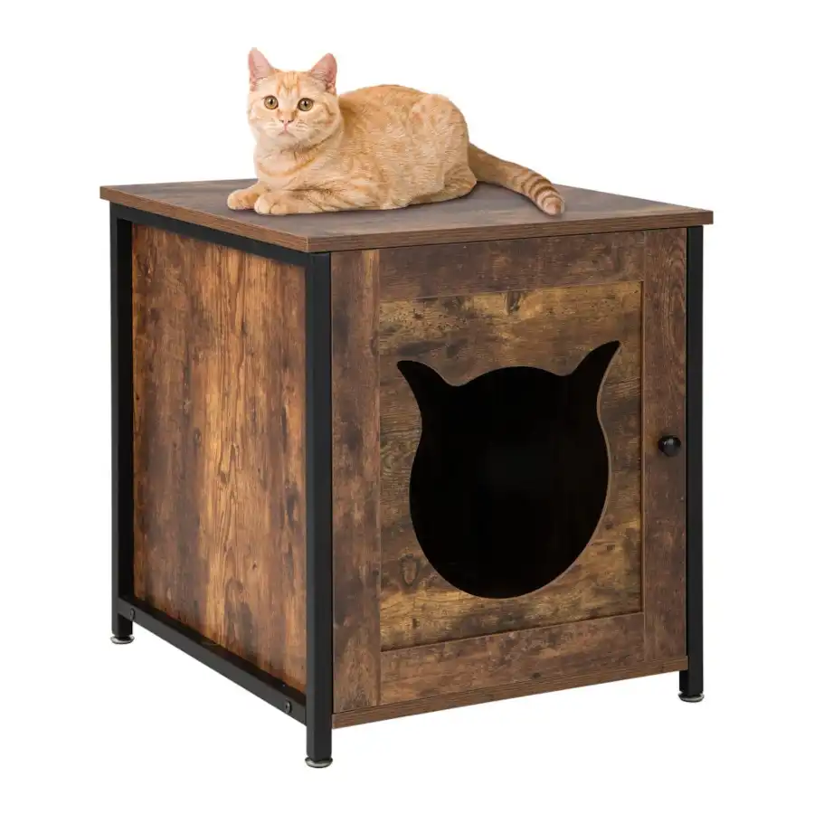 COSTWAY Mueble Arenero para Gatos - 50 x 53 x 55 cm - COSTWAY - Comparador de precios