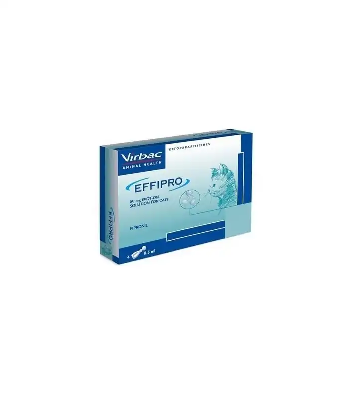 EFFIPRO spot on pipetas antiparasitarias para gatos, Pipetas 24 Pipetas. - Virbac - Comparador de precios