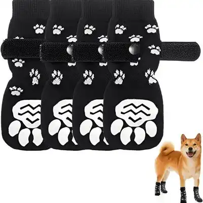 HausPets Paquete de 2 pares de calcetines antideslizantes para perros (M) - 10-18 kg - HausPets - Comparador de precios