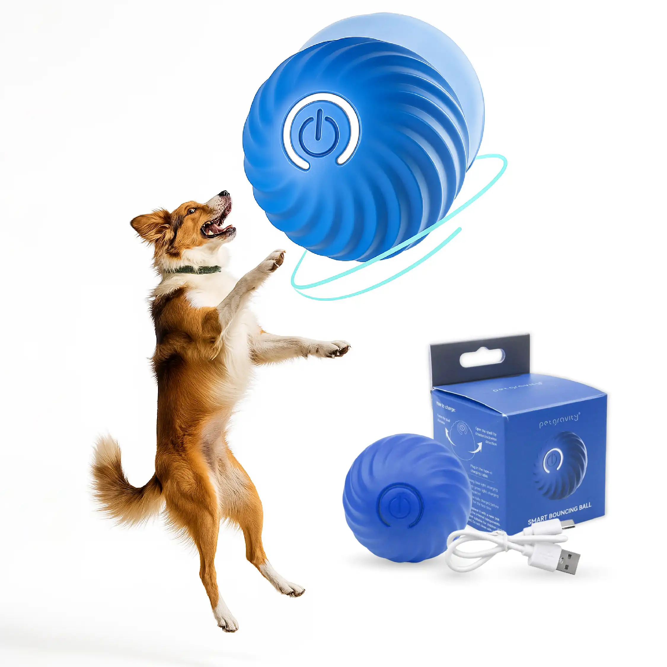 TheKingPet Pelota Interactiva Inteligente LED para perros - 4,2 cm - TheKingPet - Comparador de precios