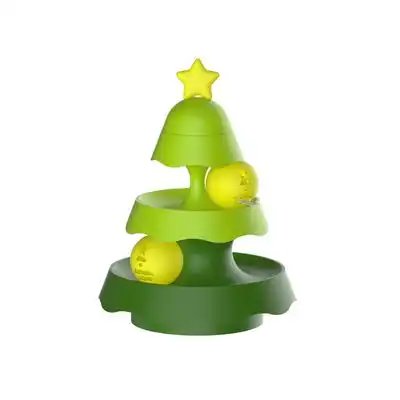 UAMLY s rodantes para gatos de 2 niveles con hierba gatera - Verde - Uamly - Comparador de precios