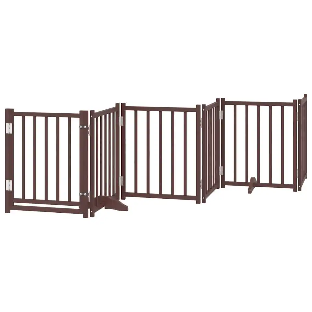 vidaXL Puerta para Perros Plegable Paneles Puerta Mascotas Madera de Álamo - 50 x 60 x 2 cm - VIDAXL - Comparador de precios
