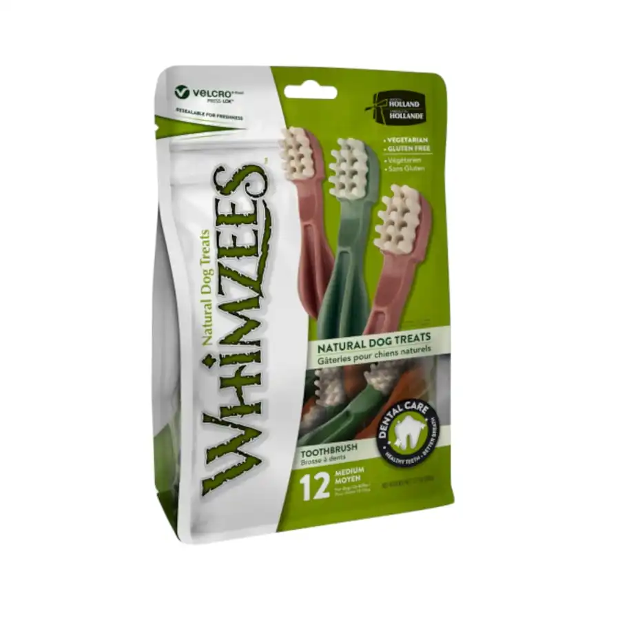 Whimzees Snacks Dentales para perros de razas medianas