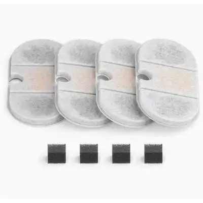 Zoomtopia Juego 4 filtros Feriva fuente agua gatos PLWF002, triple - 4+4 - Zoomtopia - Comparador de precios
