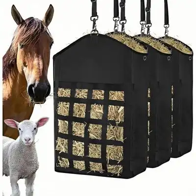ZooVenture Juego de sacos de heno para caballos, cabras, ovejas y burros - Negro - Zooventure - Comparador de precios