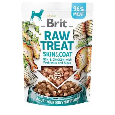 Brit Raw Treat Skin & Coat snack liofilizado y topper - 40 g - Brit Care - Comparador de precios