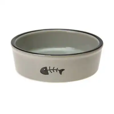 Comedero de cerámica Karlie para gatos, gris - 200 ml, 12 cm de diámetro - Karlie - Comparador de precios