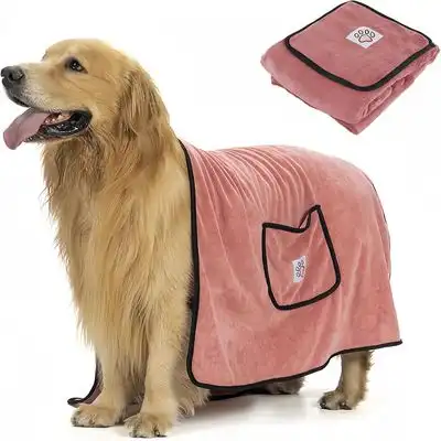 FurryFusion Toalla de baño para perros - Rosa - Furry Fusion - Comparador de precios