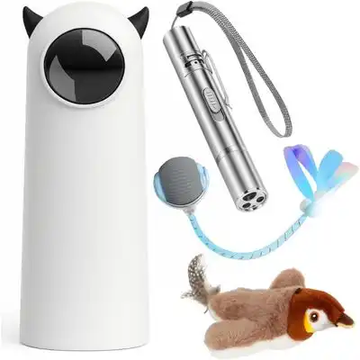 HausPets Conjunto de 4 juguetes: gato, bola láser, pájaro, hierba gatera - Artículo 1 - HausPets - Comparador de precios