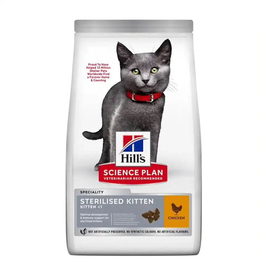 Hill’s Science Plan Sterilised Kitten Pollo pienso para gatos