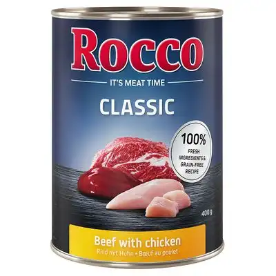Oferta de prueba: Rocco comida húmeda 1 x 400 g - Vacuno con pollo (Rocco Classic) - Rocco - Comparador de precios