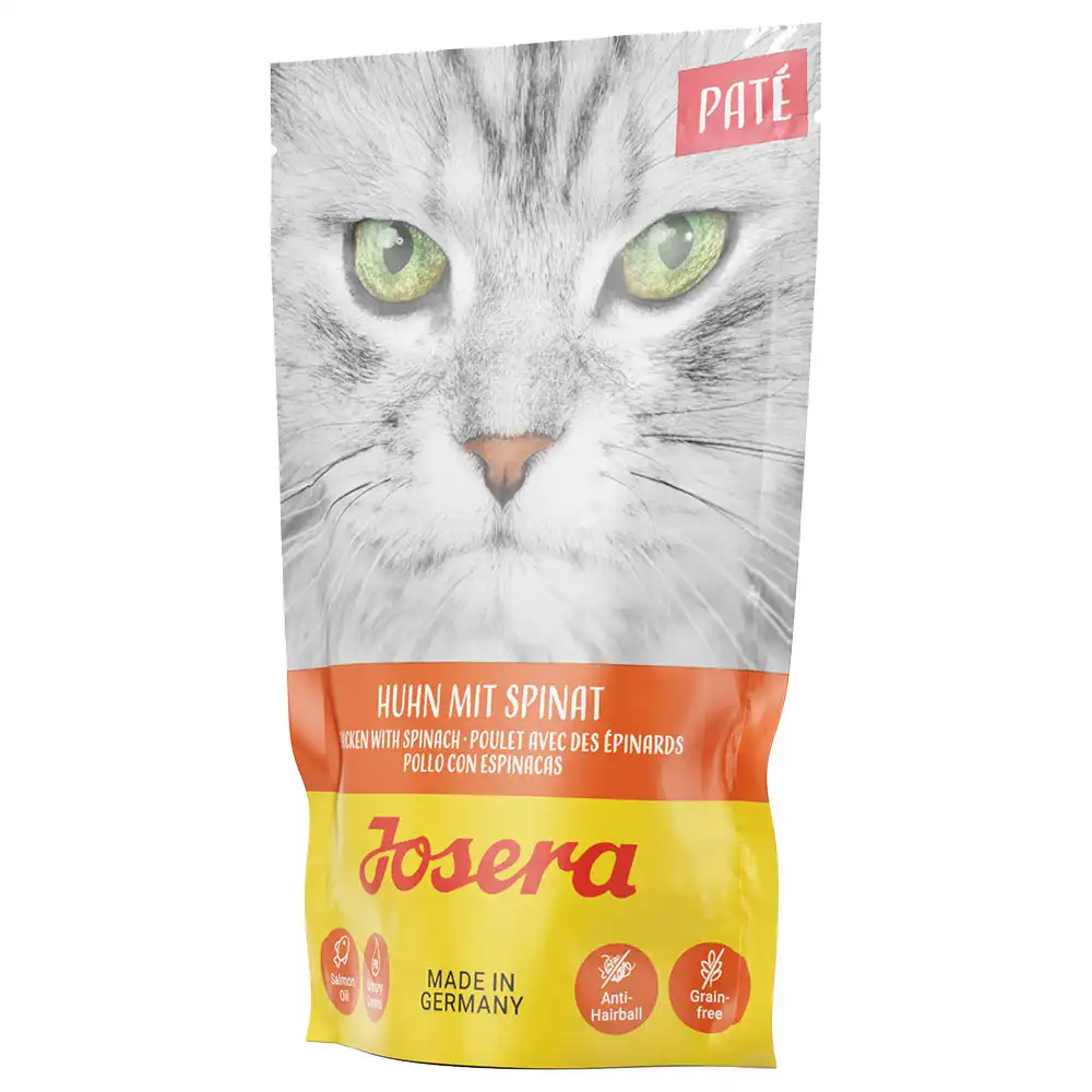 Paté Josera 16 x 85 g - Pollo con espinacas