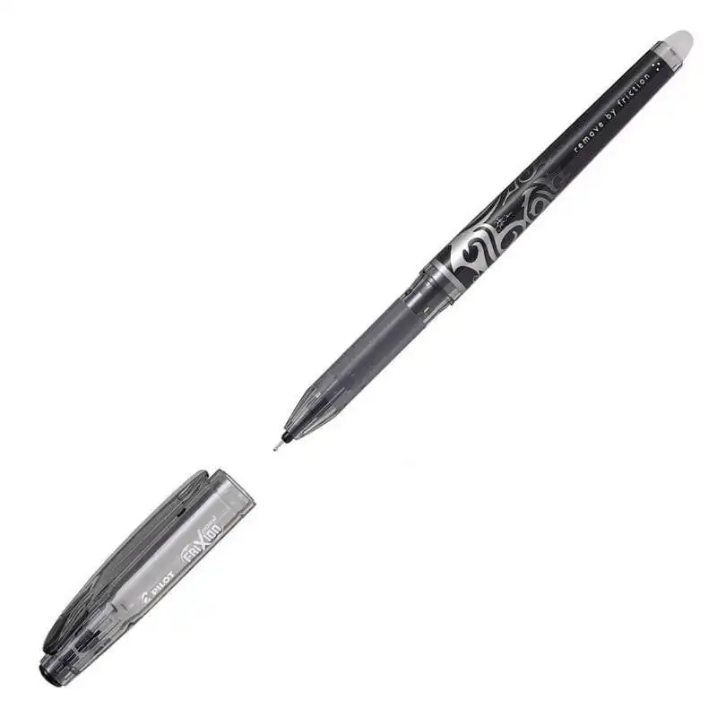 Pilot Frixion Ball Caja 12 Bolígrafos Tinta Borrable 0.5mm Negro