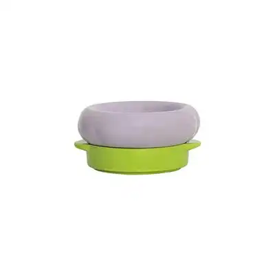 UAMLY Juego de 2 cuencos de cerámica para gatos - Púrpura - Uamly - Comparador de precios