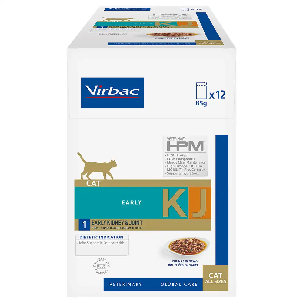 Virbac Veterinary Cat Early Kidney & Joint KJ1 - 12 x 85 g - Virbac - Comparador de precios