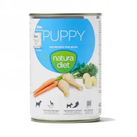 0.4 KG 400 g lata Natura Diet de alimento húmedo puppy - Natura Diet - Comparador de precios