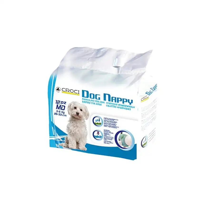 Pañales Higiénicos Dog Nappy usar y tirar Talla M