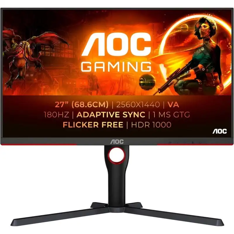 AOC Q27G3XMN/BK 27" Mini LED VA QHD HDR1000 180Hz