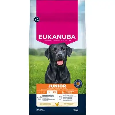 Eukanuba Premium Nutrition Junior Large & Giant Breed pollo - 15 kg - Eukanuba - Comparador de precios
