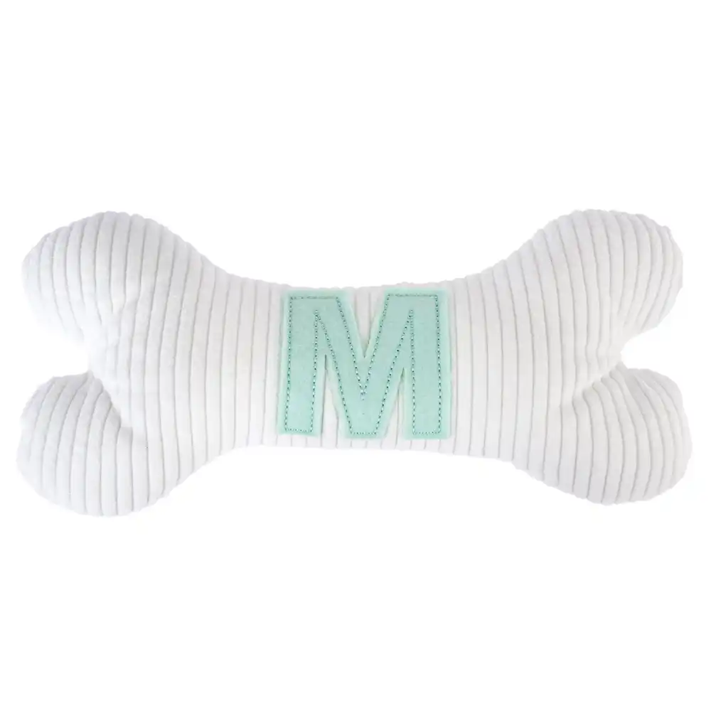 Hueso de peluche TIAKI inicial M - 26 x 12 x 5,5 cm (L x An x Al)