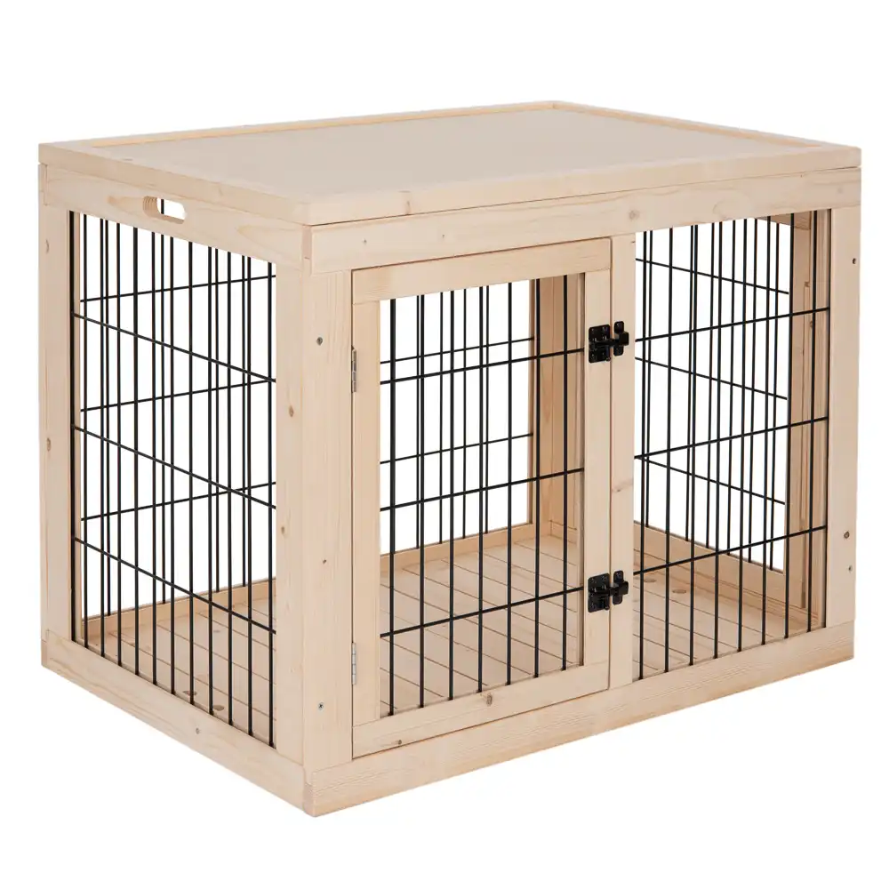 Jaula de madera Dog Palace para perros - 82 x 59 x 65,5 cm (An x Prof x Al)