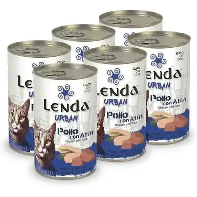 Lenda Urban Comida Húmeda para Gatos Pollo y Atún - 6 x 400 g - Lenda - Comparador de precios