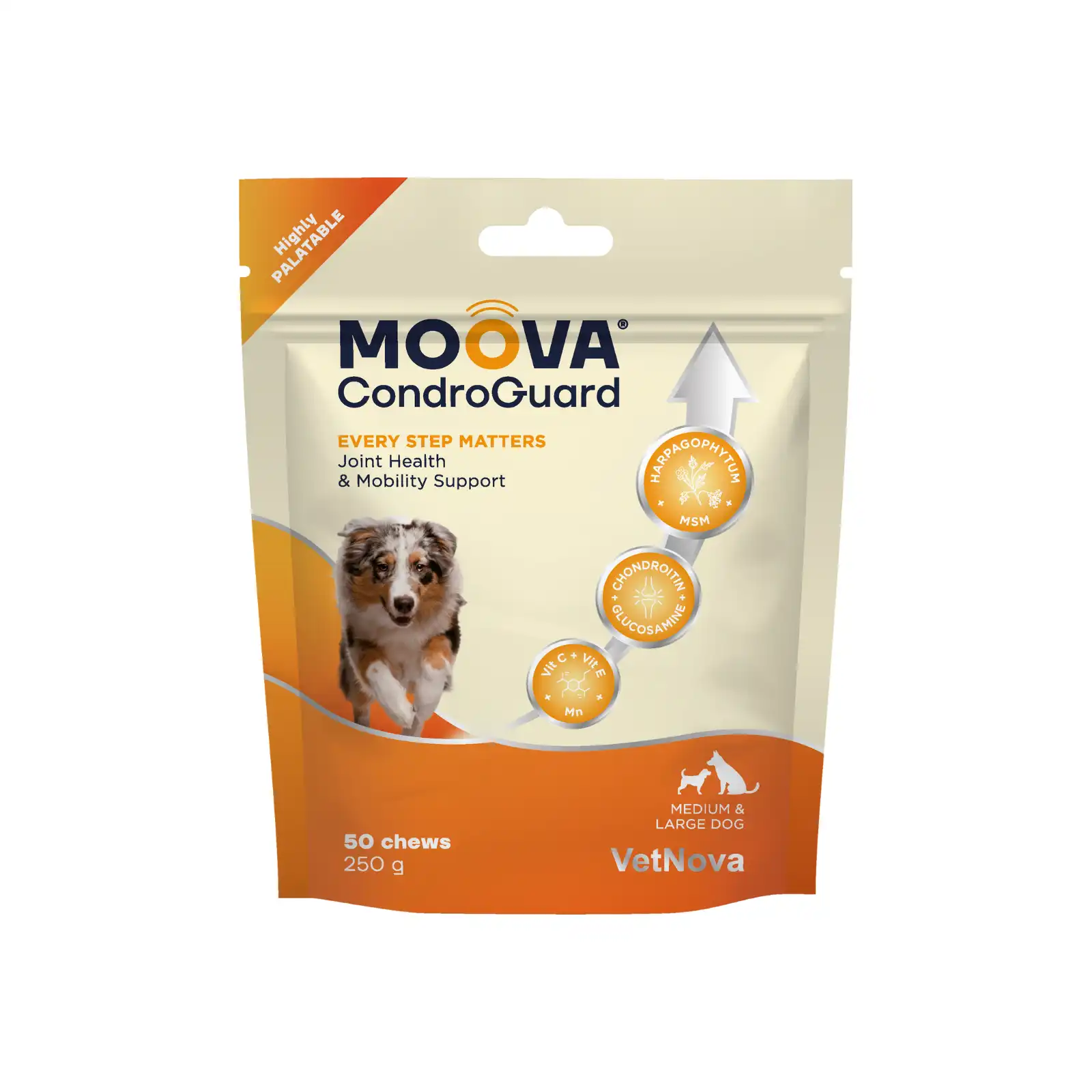 MOOVA CondroGuard Medium & Large dogs 50 chews - VetNova - Comparador de precios