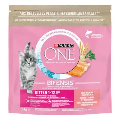 PURINA ONE Junior con salmón - 3 x 1,5 kg - Pack Ahorro - Purina One - Comparador de precios