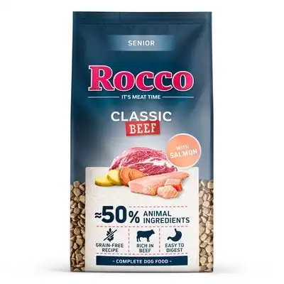 Rocco Senior Classic vacuno con salmón - 10 kg - Rocco - Comparador de precios