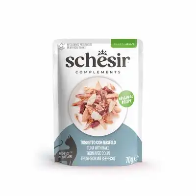Schesir Complements Filete en gelatina 6 x 70 g en bolsitas - Atún con merluza - Schesir - Comparador de precios