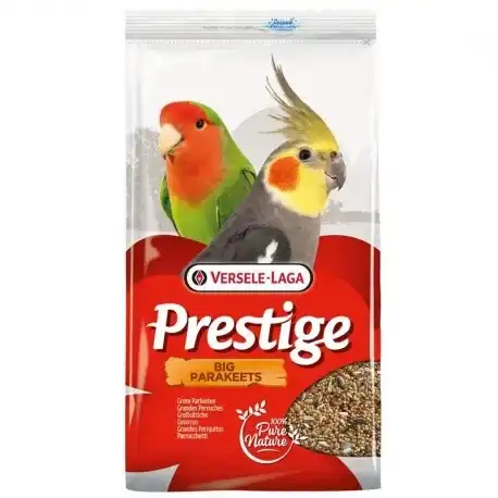 Versele Laga Prestige Big Parakeet Pienso para Agapornis y Ninfa, 1 Kg - Versele - Comparador de precios