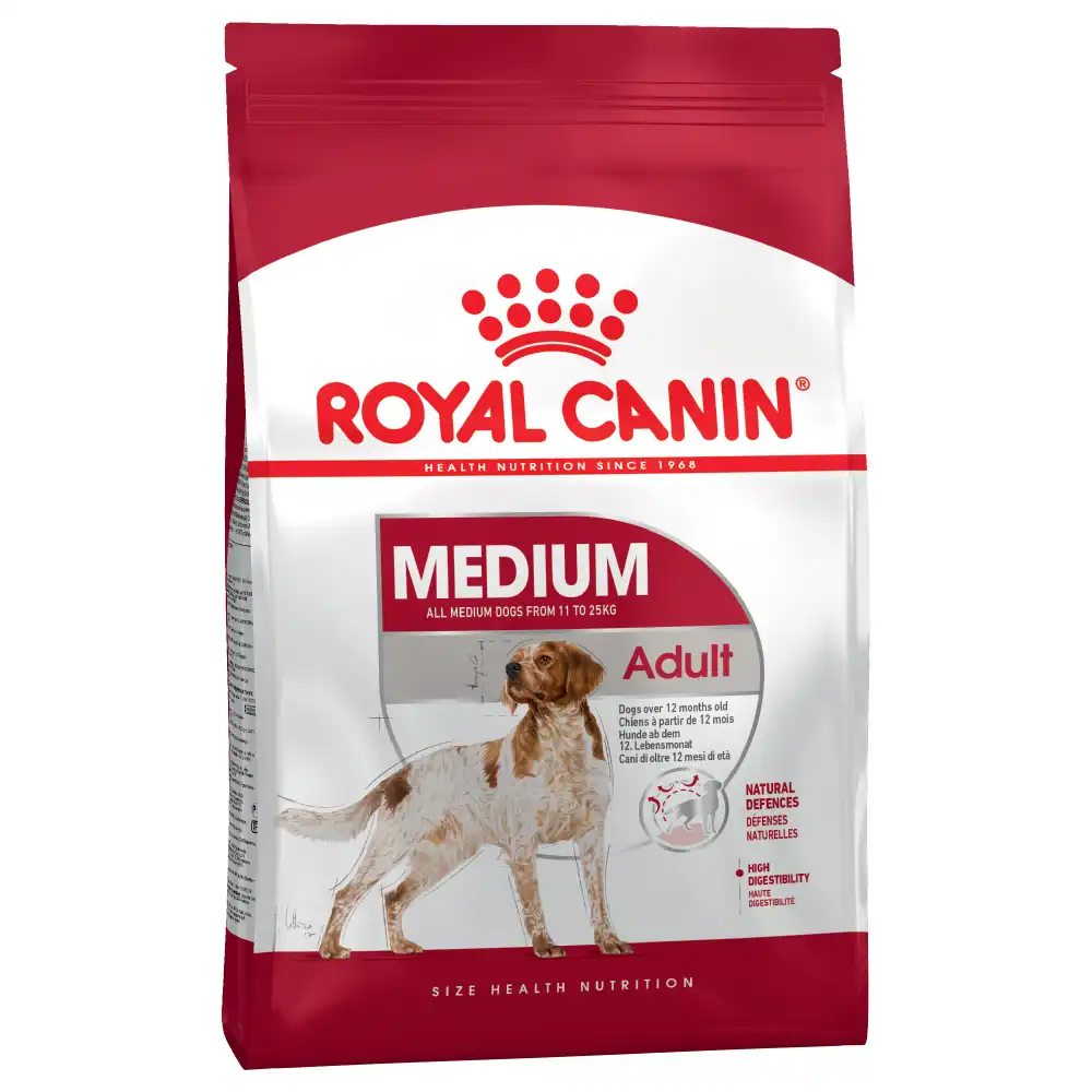 Pienso para perros razas medianas Royal Canin Medium Adult 4 Kg.