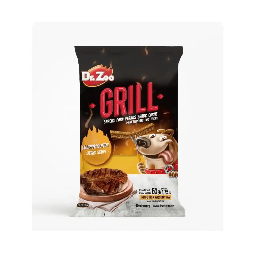 Dr Zoo Snack Al Grill Churrasquitos Para Perros Pack Ahorro 12x50 Gr - Dr.Zoo - Comparador de precios
