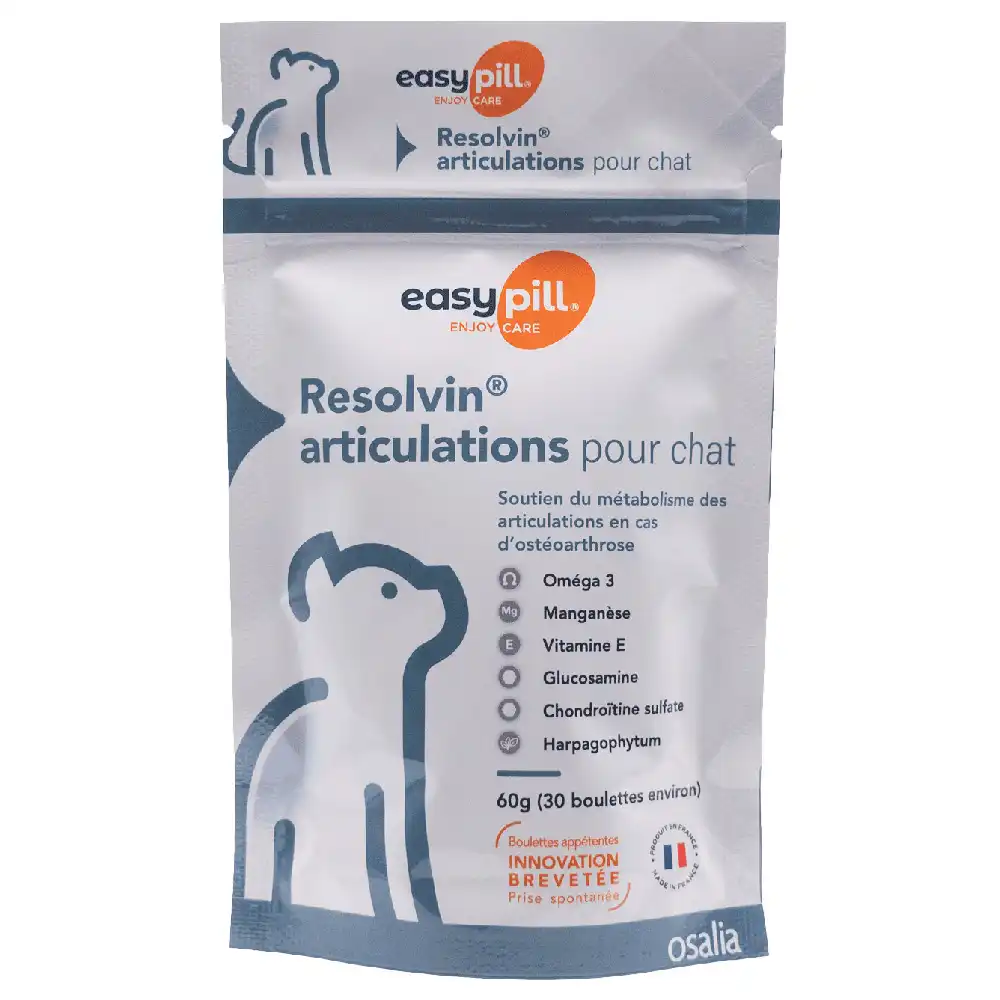 Easypill Resolvin Articulaciones para gatos - 60 x 2 g