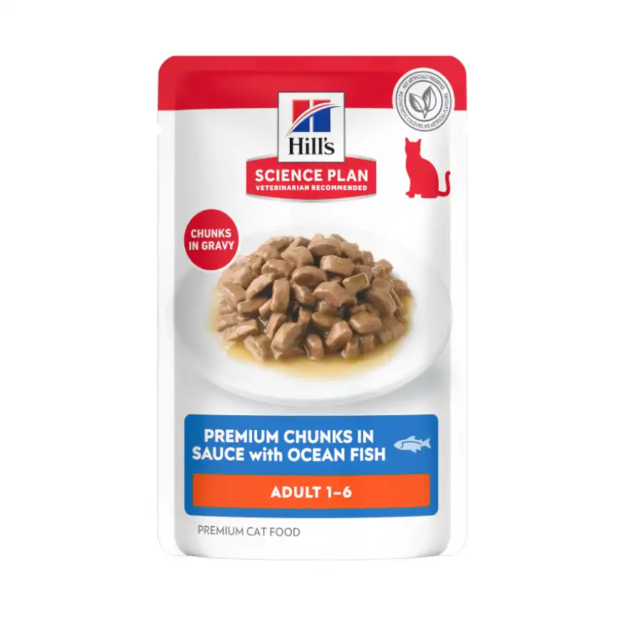 Hill's Science Plan Adult Pescado sobre para gatos 85 g - Hills - Comparador de precios