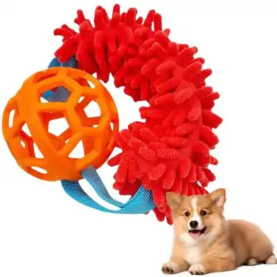 IntiMeg Pelota hueca de TPR para perros - Rojo - IntiMeg - Comparador de precios