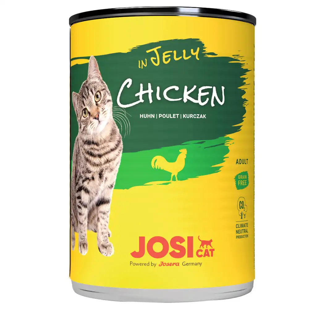 JosiCat comida húmeda en gelatina 12 x 400 g - Pollo