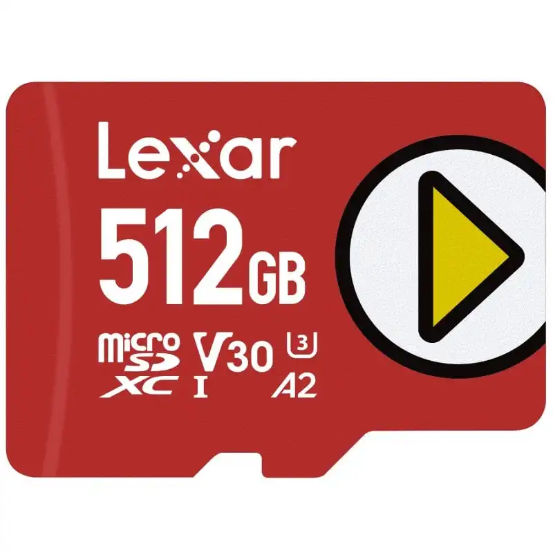 Lexar PLAY microSDXC 512GB UHS-I U3 V30 Clase 10