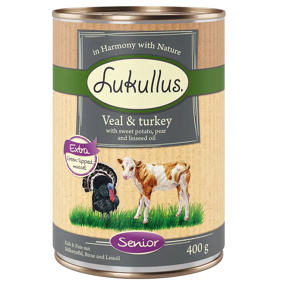 Lukullus Senior 6 x 400 g - Lukullus - Comparador de precios